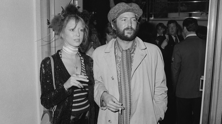 Pattie Boyd and Eric Clapton