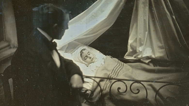 Postmortem, circa 1850. Artist Alphonse Le Blondel