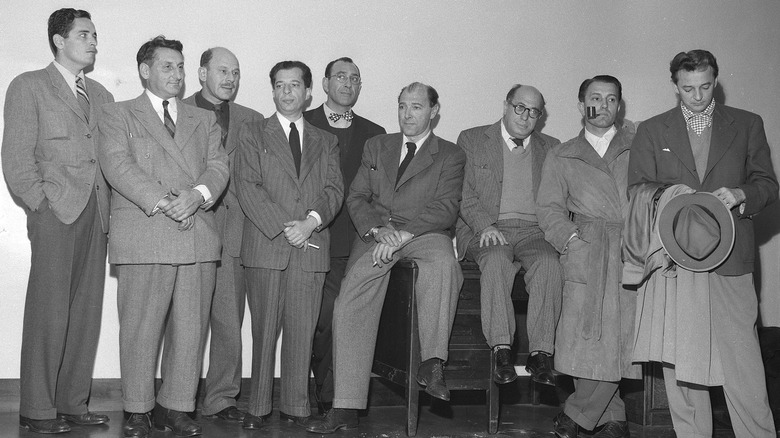 Hollywood ten men charged by HUAC 