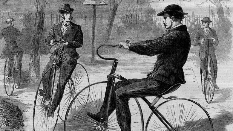 The velocipede in action