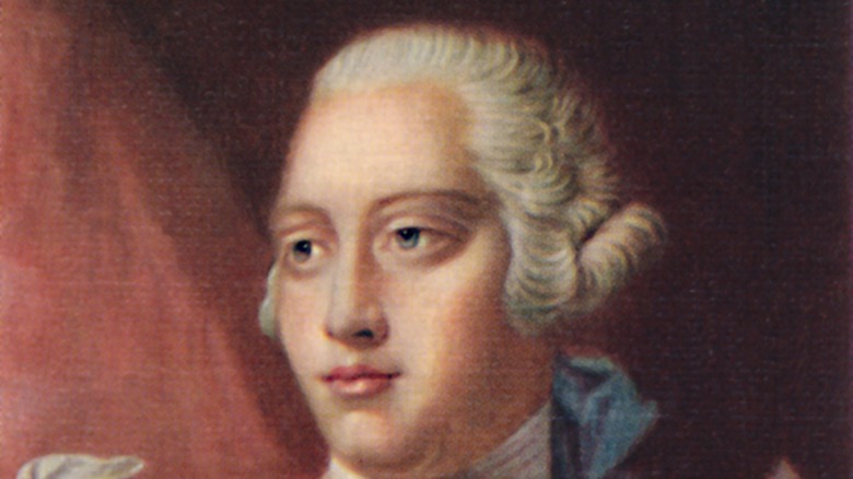 king george iii in his wig