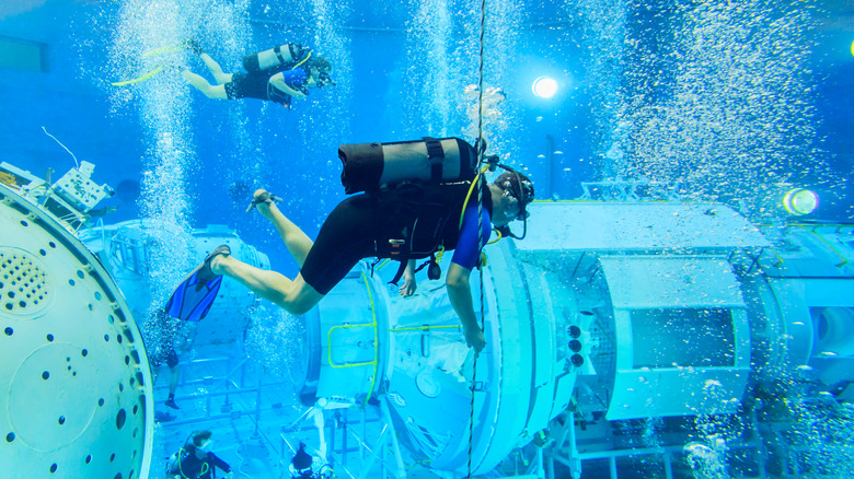 aquanauts at International Space Station