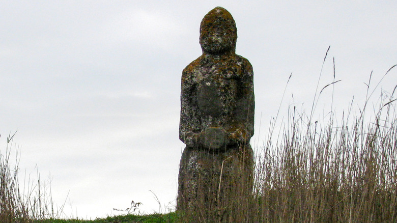 An ancient Balbal statue