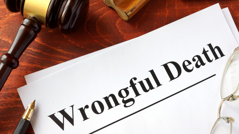 Wrongful death suit 