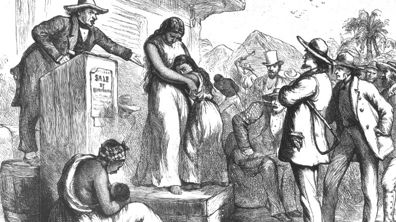 auction enslaved person trade