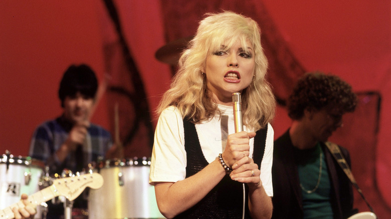 Debbie Harry performing