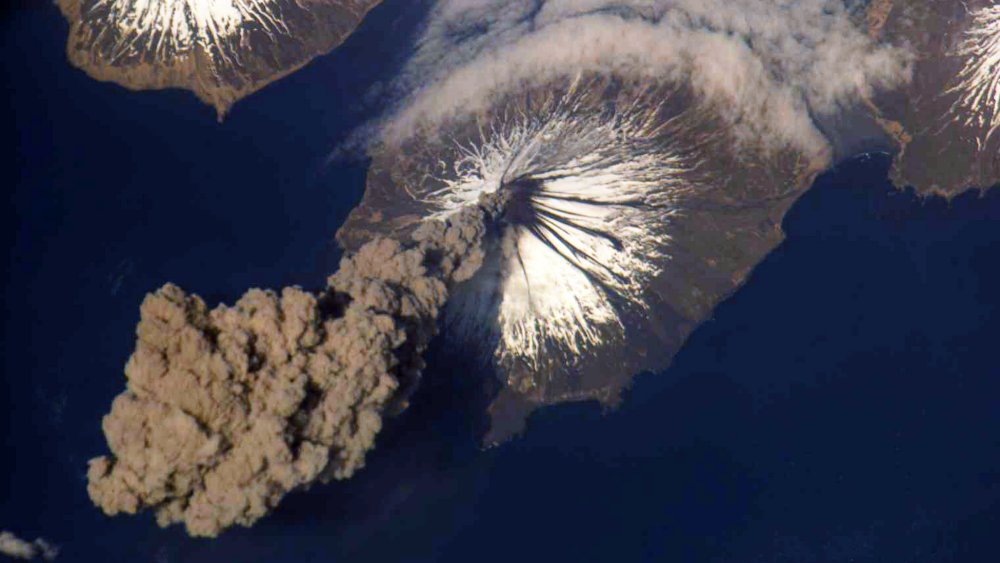 Cleveland Volcano, just to the south of Mount Okmok