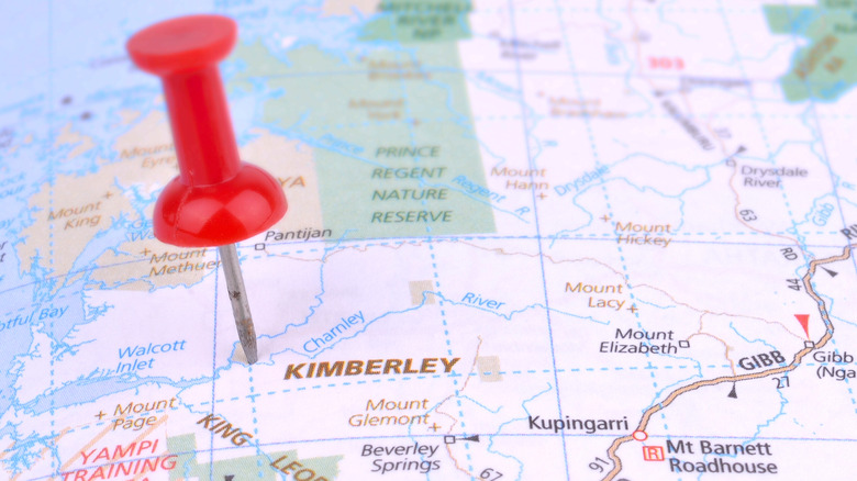 map kimberley australia