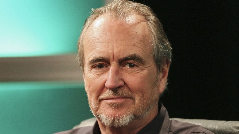 Wes Craven at a panel