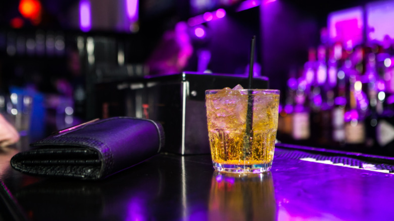 Cocktail on a bar