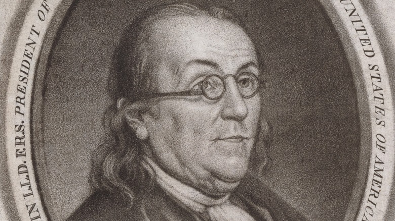 Benjamin Franklin engraving