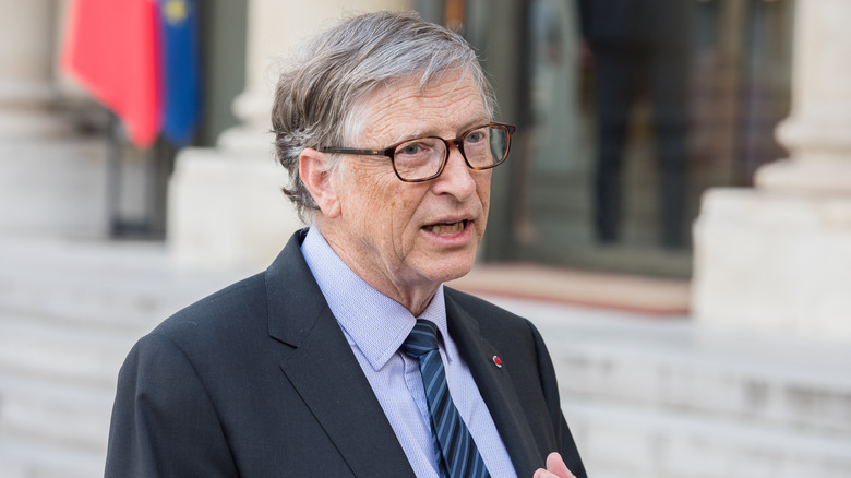 Bill Gates wearing glasses