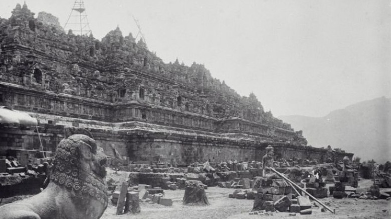 Borobudor excavation