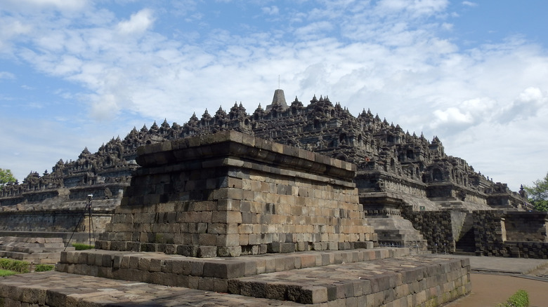 Borobudor from ground level