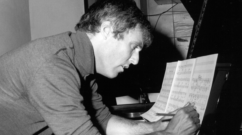 Burt Bacharach writing music