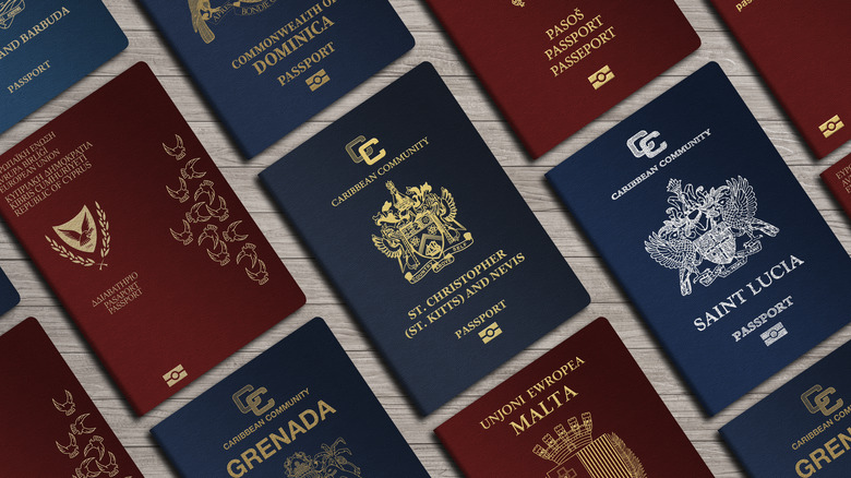 passports from different countries