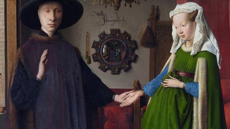 the arnolfini portrait green as life and death