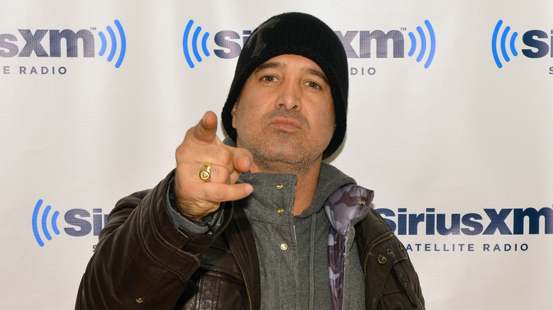 Scott Stapp pointing at camera 