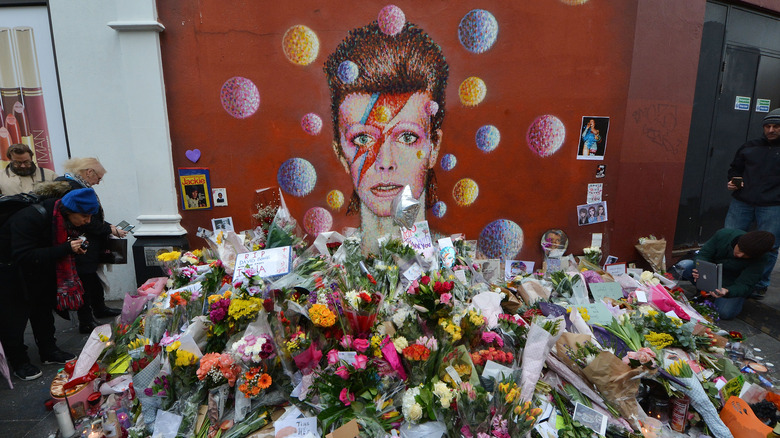 David Bowie memorial in London