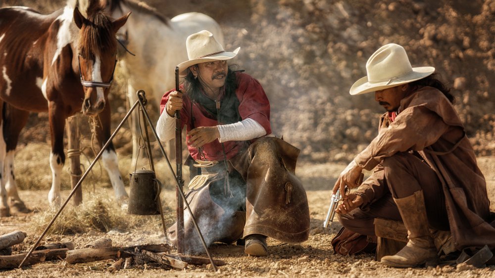 Cowboys relaxing