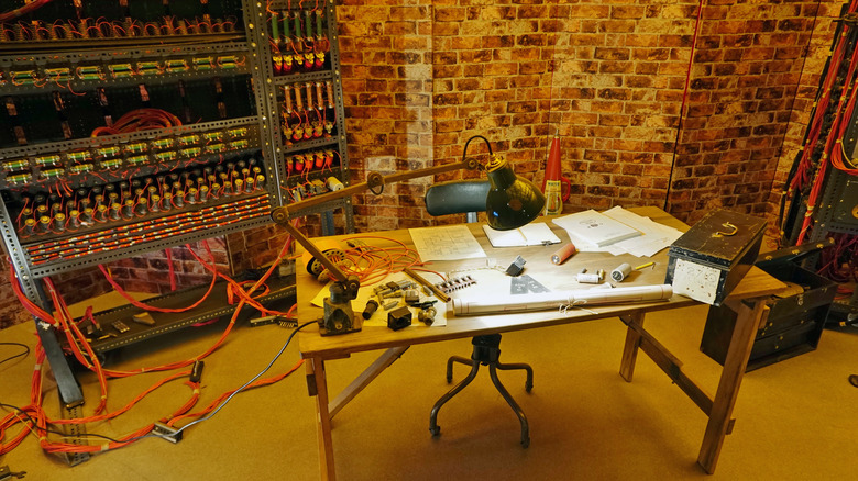 Alan Turing worked to decode Enigma