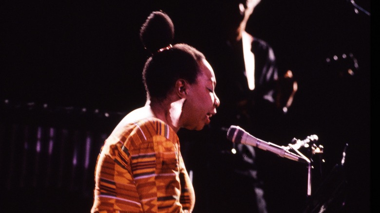 Nina Simone performing in London 