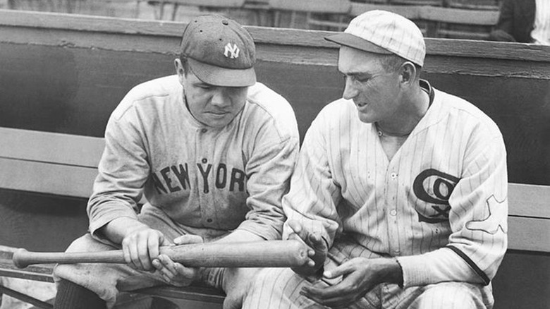 Babe Ruth and Shoeless Joe Jackson