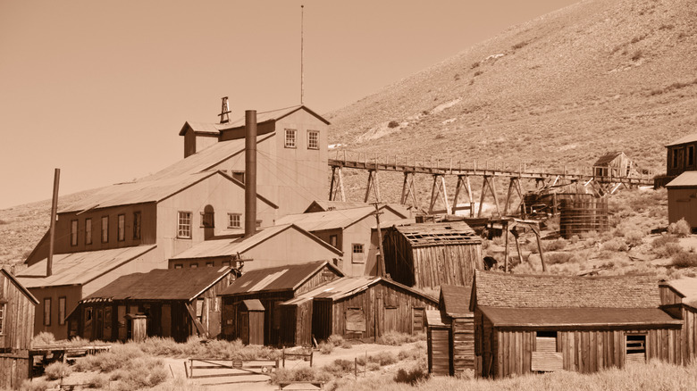 Mining ghost town