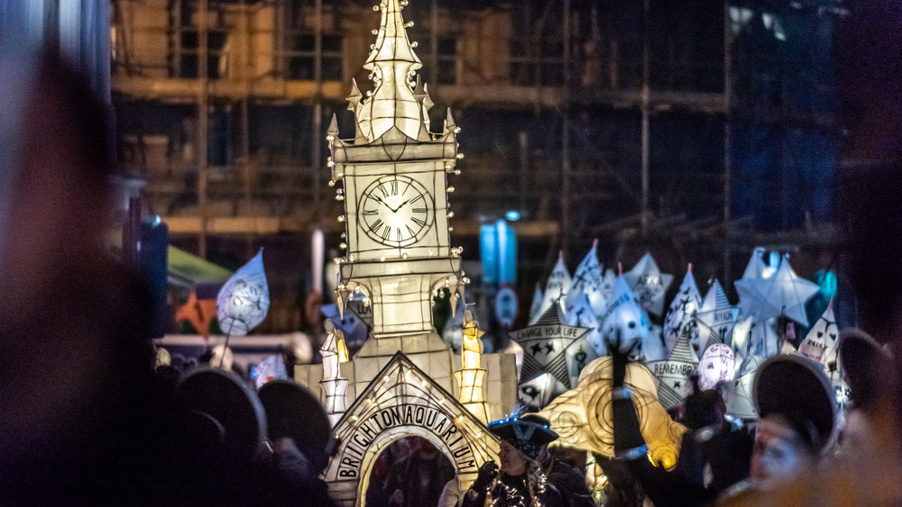 Burning the Clocks festival in Brighton, England 2018