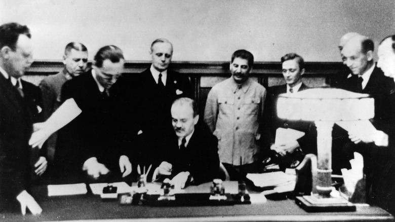 Molotov-Ribbentrop signing