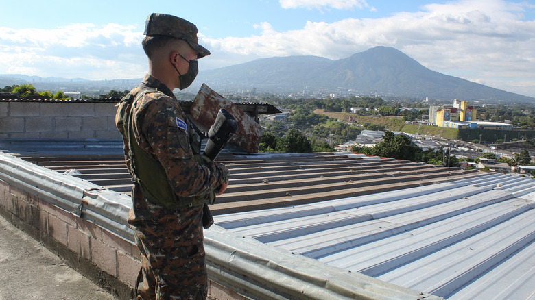 Soldier in El Salvador 