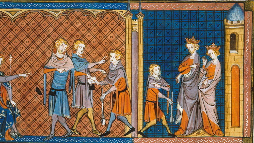 Eleanor of Aquitaine and Henry II on the Chronicle of Saint Denis