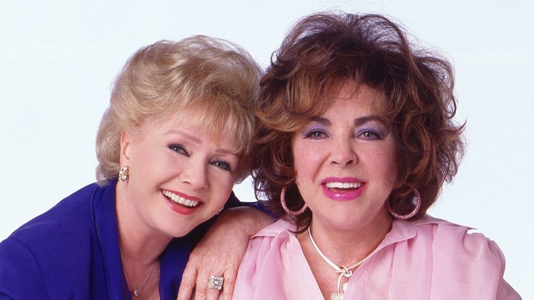 Debbie Reynolds and Elizabeth Taylor