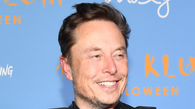 Elon Musk smiling