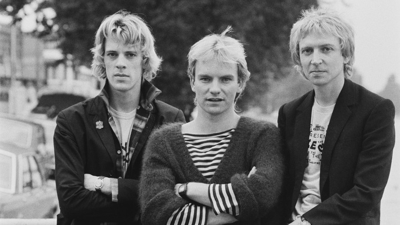 Stewart Copeland, Sting, and Andy Summers of The Police