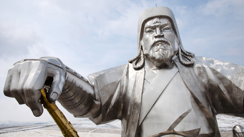 Genghis Khan statue