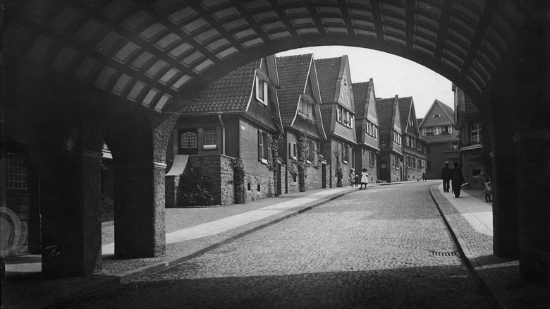 Steelworkers houses in Ruhr region