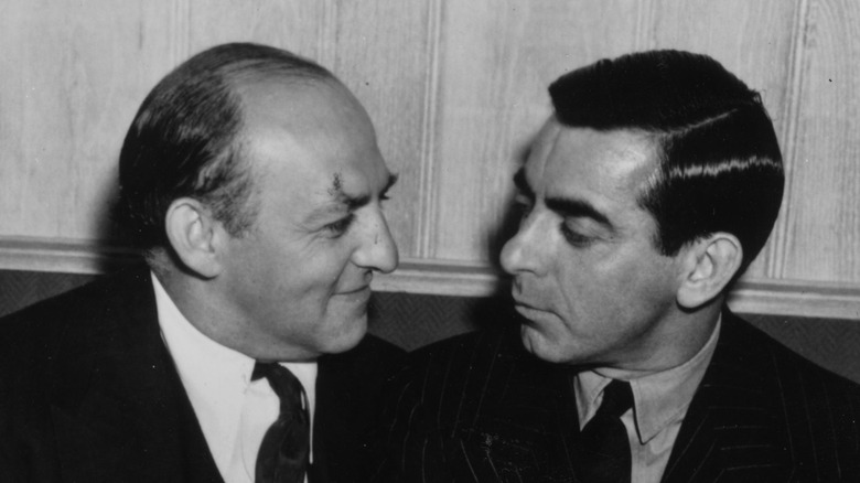 Cohn (left, with Eddie Cantor)