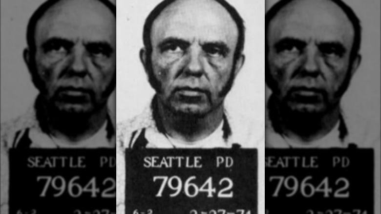 1970s Harvey Carignan mugshot