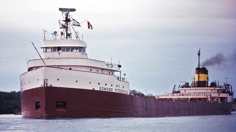 S.S. Edmund Fitzgerald in 1971