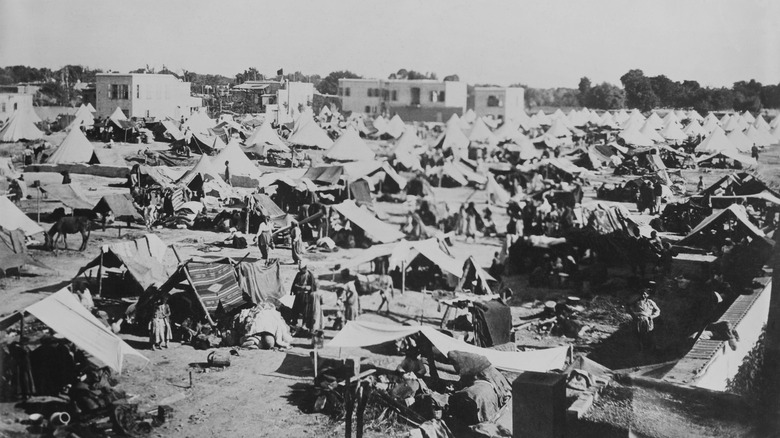 Armenian refugee camp in Syria
