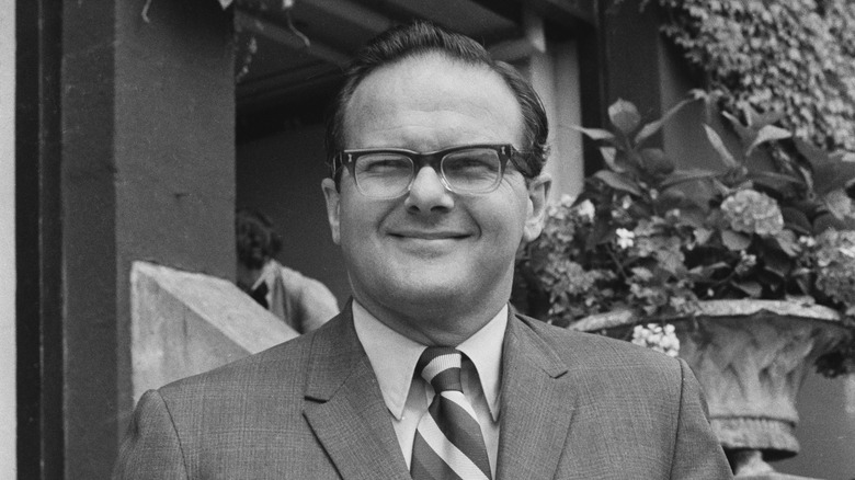 Lamar Hunt in suit