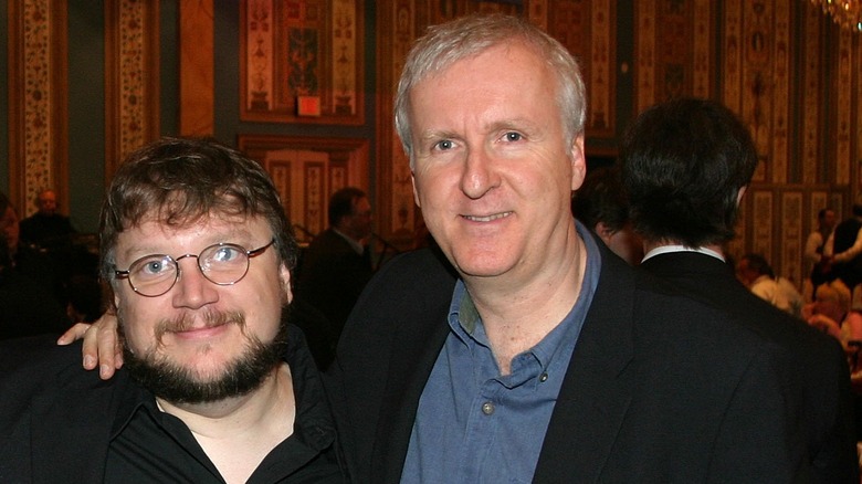James Cameron and Guillermo Del Toro in 2006 