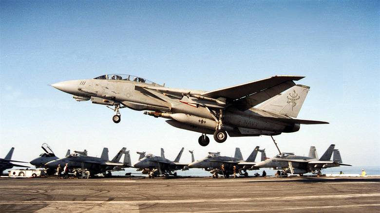 F-14 Tomcat landing