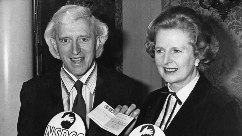 Jimmy Savile, Prime Minister Margaret Thatcher