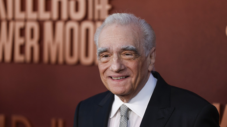 Martin Scorsese smiling at film event