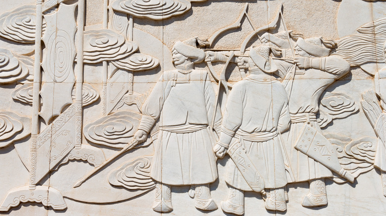 Relief of Mongolian Archers 