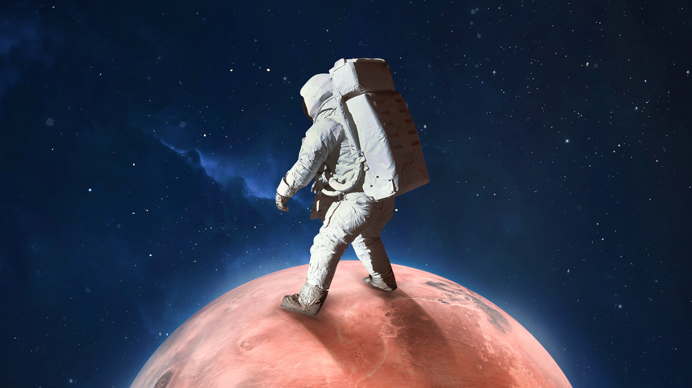 Artwork: Astronaut on Mars