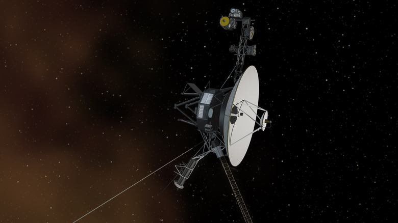 Voyager 1 probe in space