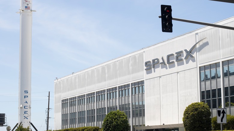 SpaceX company logo